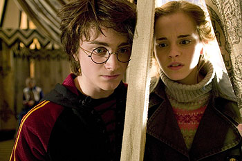 Harry a Herm před 1.úkolem